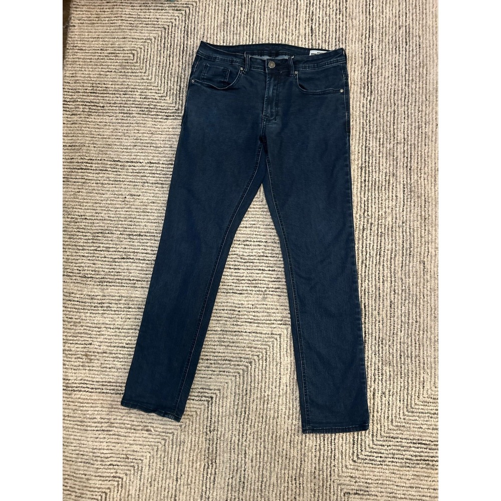 Buffalo David Bitton Mens Adam Slim Stretch Jeans Denim Sz 32x32 Blue Dark Wash